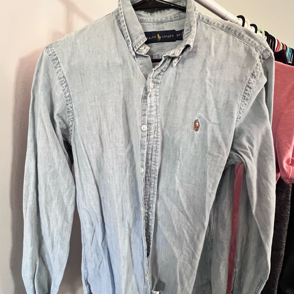 Ralph Lauren Light Blue/Denim Men's Shirt